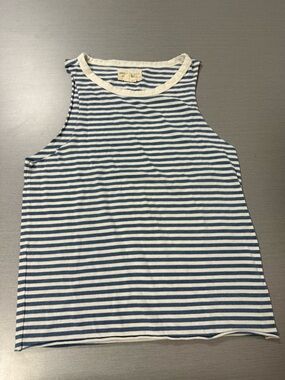 Denim & Supply Ralph Lauren Striped Tank Top Blue White Women’s Size Small